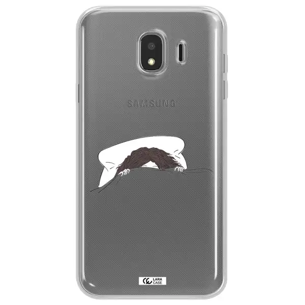 Do Not Wake Me Up Samsung J4 Clear TPU Case