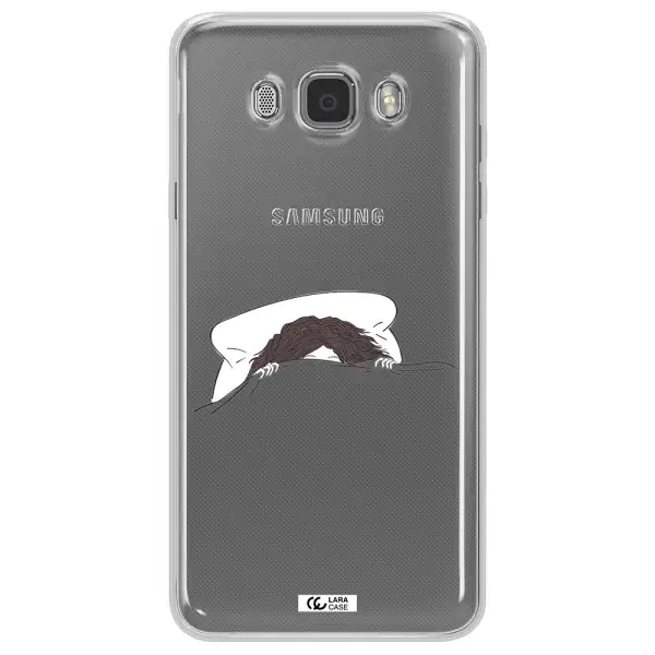 Do Not Wake Me Up Samsung J7 2016 Clear TPU Case