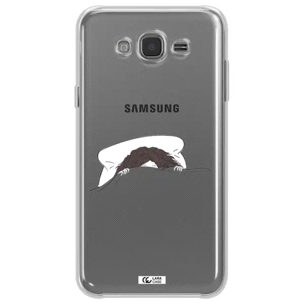 Do Not Wake Me Up Samsung J7 Core Clear TPU Case