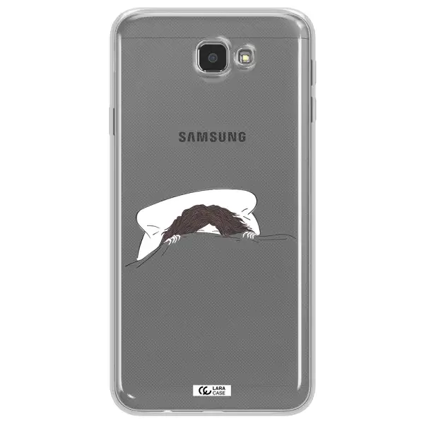 Do Not Wake Me Up Samsung J7 Prim Clear TPU Case