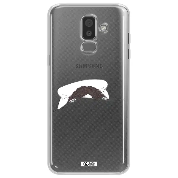 Do Not Wake Me Up Samsung J8 Clear TPU Case