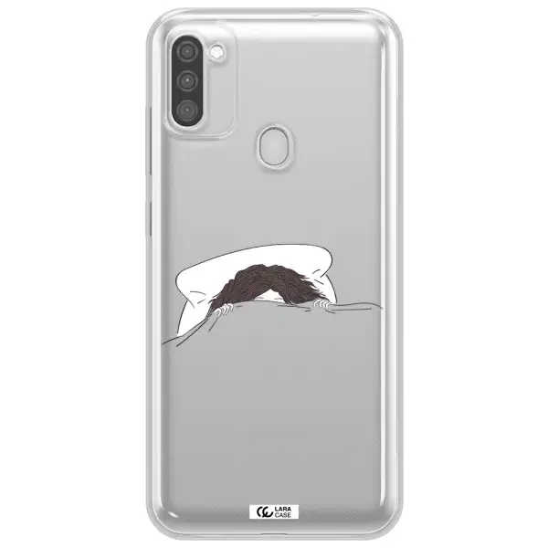 Do Not Wake Me Up Samsung M11 Clear TPU Case