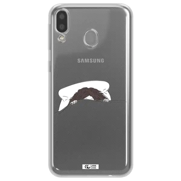 Do Not Wake Me Up Samsung M20 Clear TPU Case