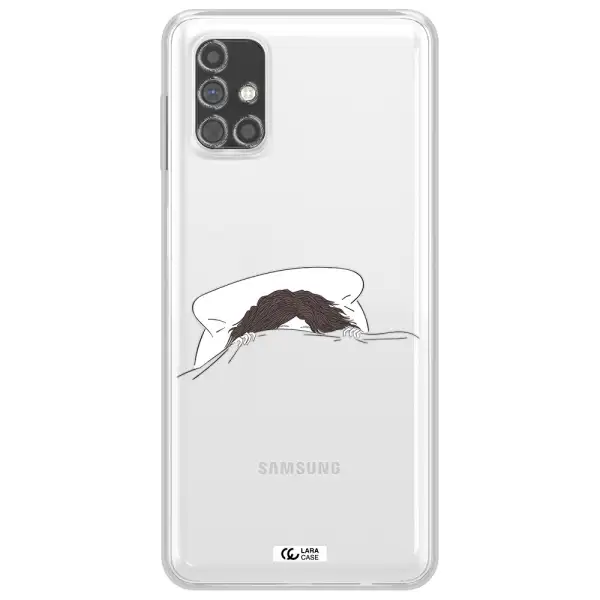 Do Not Wake Me Up Samsung M31S Clear TPU Case