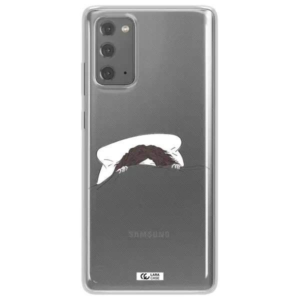Do Not Wake Me Up Samsung Note 20 Clear TPU Case