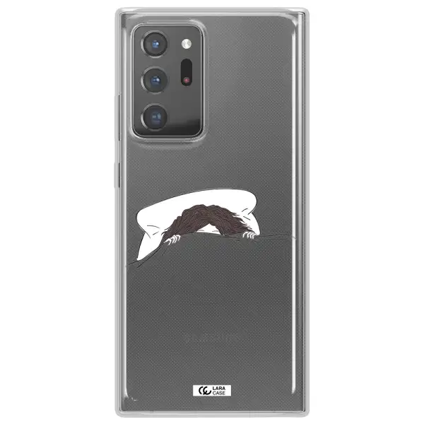 Do Not Wake Me Up Samsung Note 20 Ultra Clear TPU Case