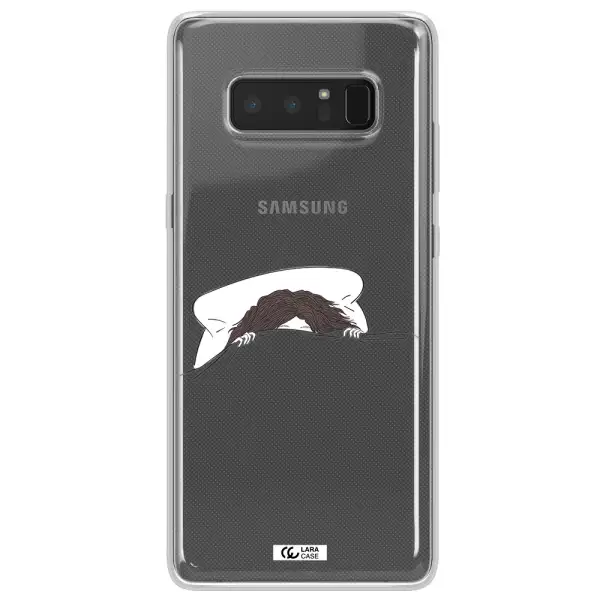 Do Not Wake Me Up Samsung Note 8 Clear TPU Case