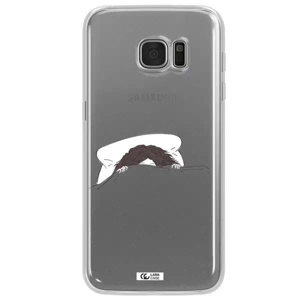 Do Not Wake Me Up Samsung S7 Edge Clear TPU Case