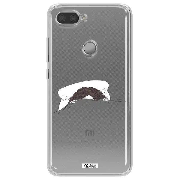 Do Not Wake Me Up Xiaomi Mi 8 Lite Clear TPU Case