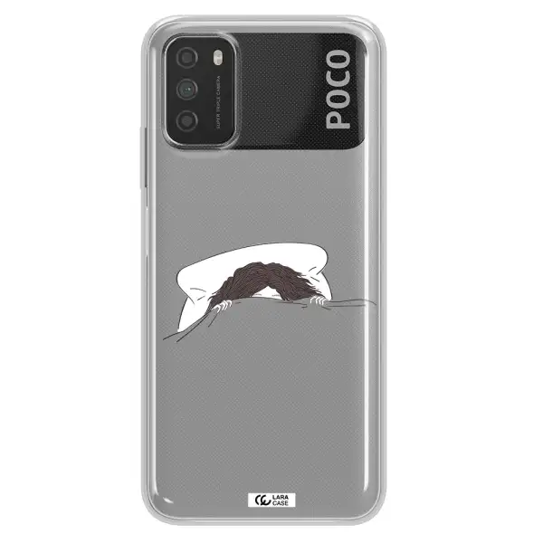 Do Not Wake Me Up Xiaomi Poco M3 Clear TPU Case