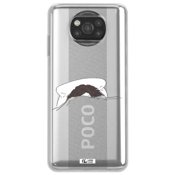 Do Not Wake Me Up Xiaomi Poco X3 Clear TPU Case