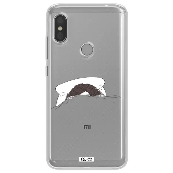 Do Not Wake Me Up Xiaomi Redmi Note 6 Pro Clear TPU Case