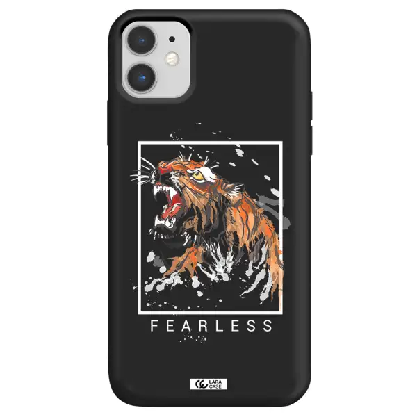 Fearless Apple iPhone 11 Silicone black Case