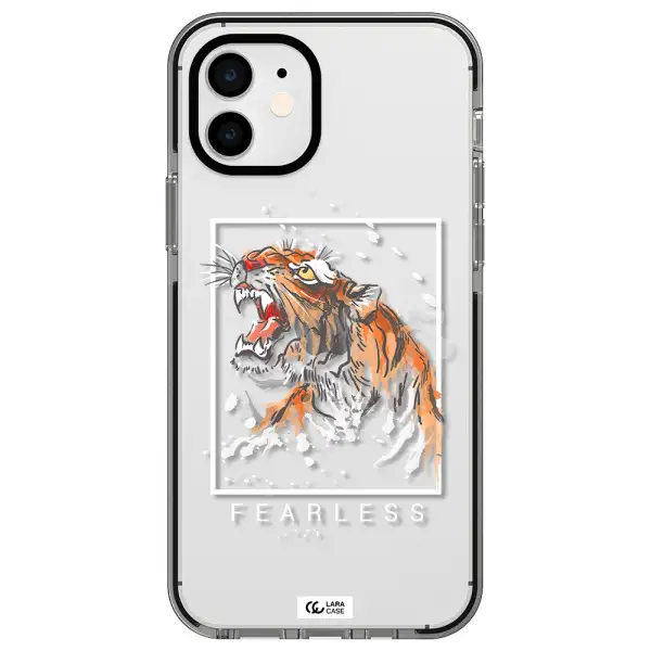 Fearless Apple iPhone 12 impact black border Case
