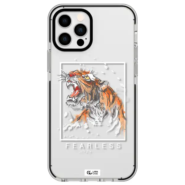 Fearless Apple iPhone 12 pro impact black border Case