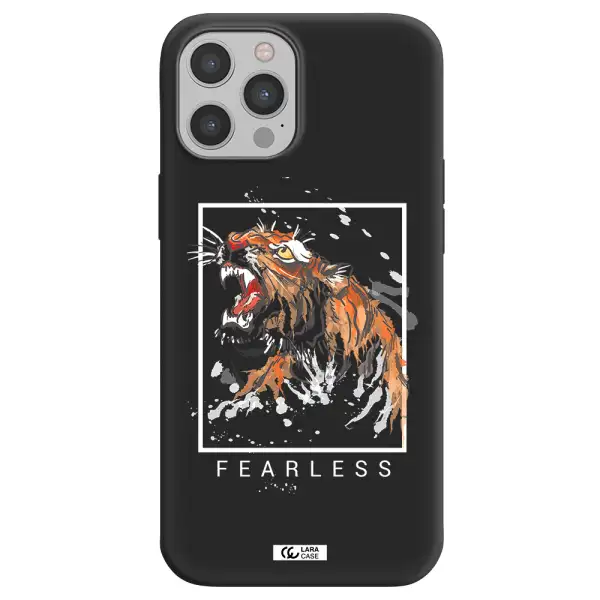 Fearless Apple iPhone 12 pro Silicone black Case