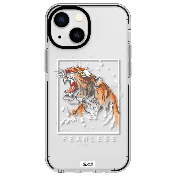 Fearless Apple iPhone 13 mini impact black border Case