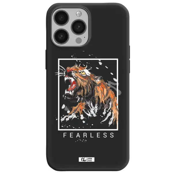 Fearless Apple iPhone 13 Pro Max Silicone black Case
