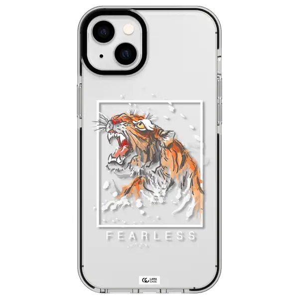 Fearless Apple iPhone 14 plus impact black border Case