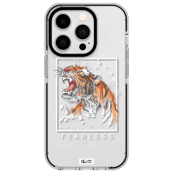 Fearless Apple iPhone 14 pro impact black border Case