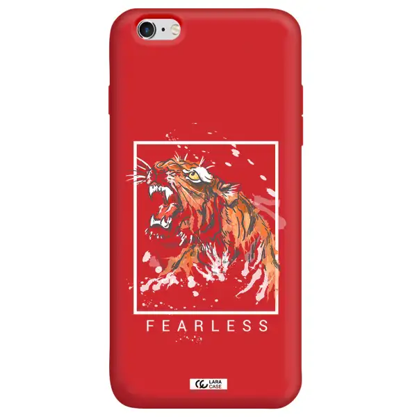 Fearless Apple iPhone 6S Silicone Imperial Red Case
