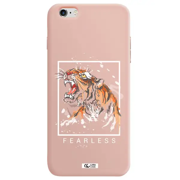 Fearless Apple iPhone 6S Silicone pastel pink Case