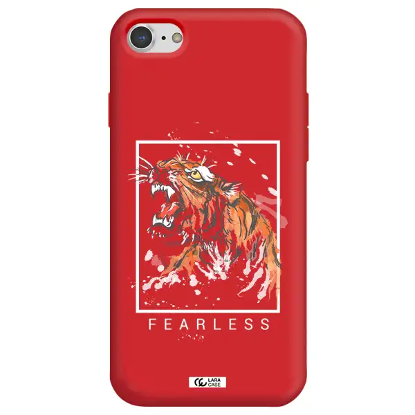 Fearless Apple iPhone 7 Silicone Imperial Red Case
