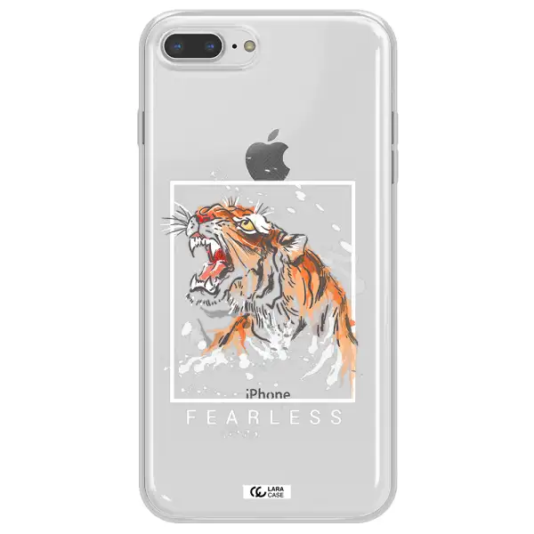 Fearless Apple iPhone 8 plus Clear TPU Case