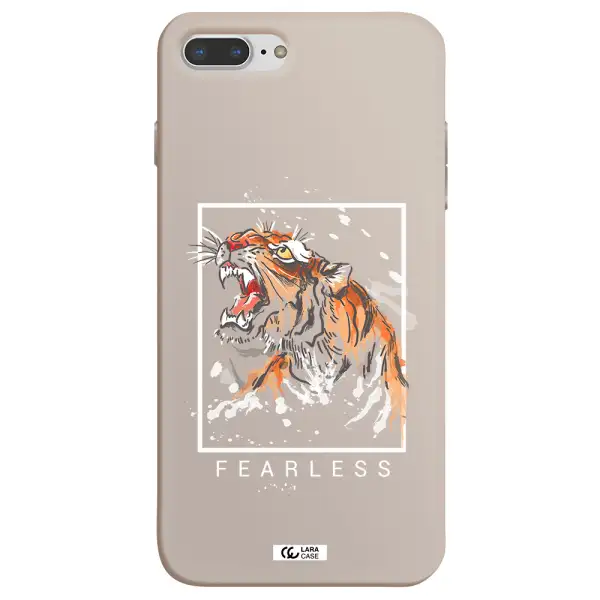 Fearless Apple iPhone 8 plus Silicone Stone Case