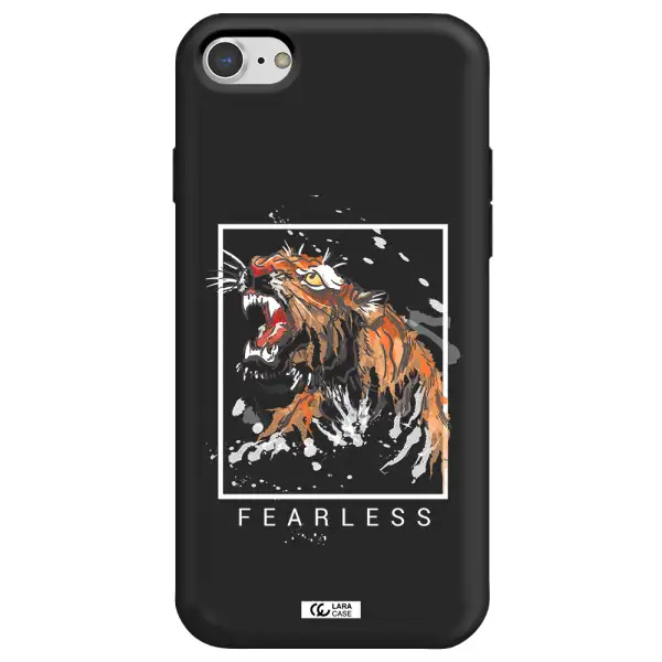 Fearless Apple iPhone 8 Silicone black Case