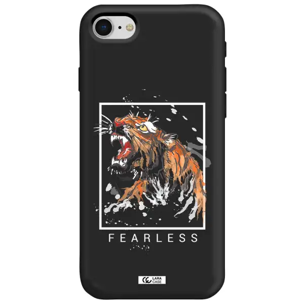 Fearless Apple iPhone se 2020 Silicone black Case