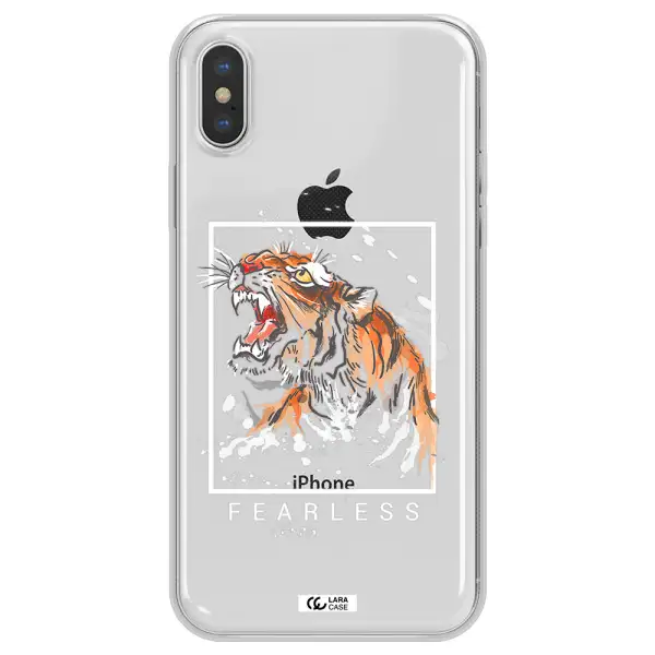 Fearless Apple iPhone XS Clear TPU Case