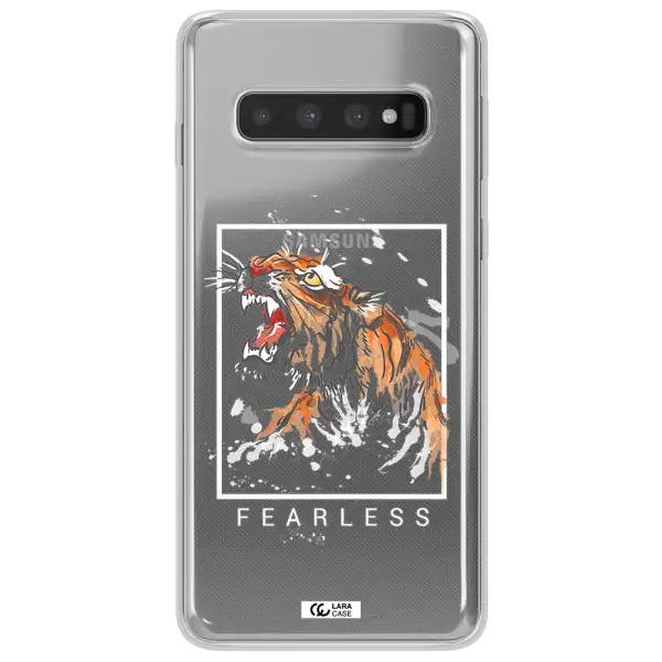 Fearless Samsung S10 Clear TPU Case