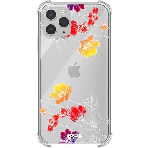 Hibiscus Flower Apple iPhone 11 pro max Clear PC Case