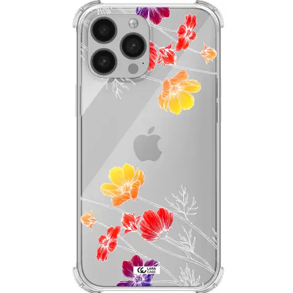 Hibiscus Flower Apple iPhone 13 Pro Max Clear PC Case