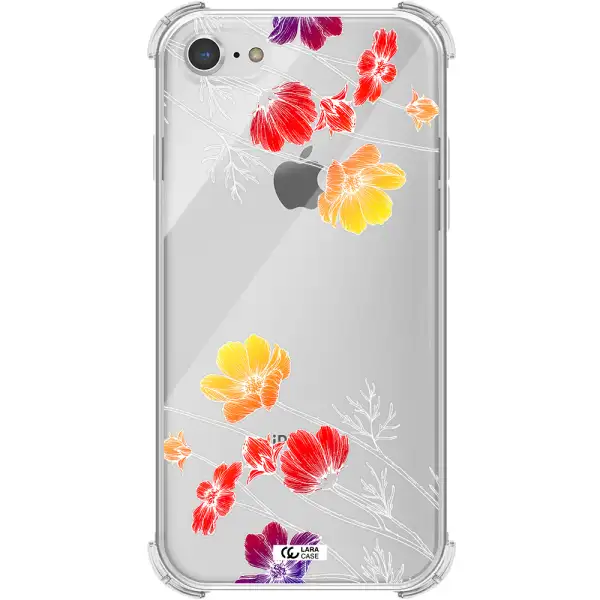 Hibiscus Flower Apple iPhone 7 Clear PC Case