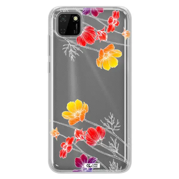 Hibiscus Flower Huawei Honor 9S Clear TPU Case