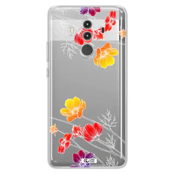 Hibiscus Flower Huawei Mate 10 Clear TPU Case