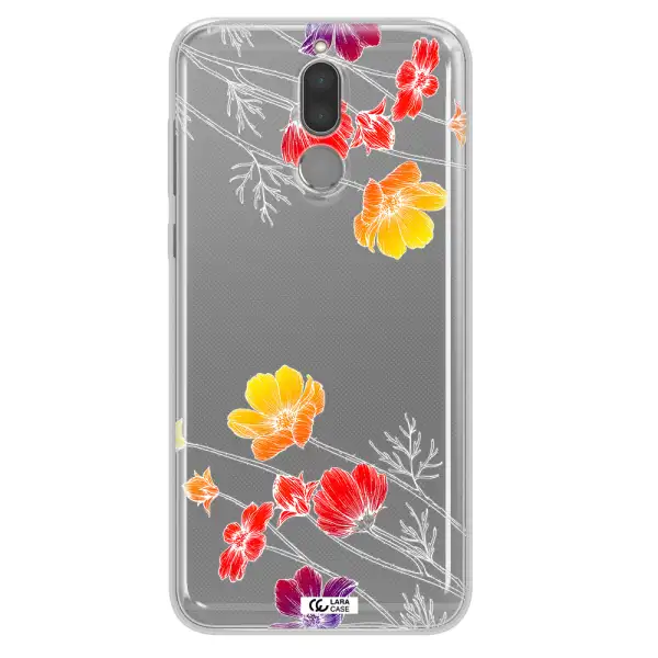 Hibiscus Flower Huawei Mate 10 Lite Clear TPU Case