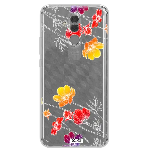 Hibiscus Flower Huawei Mate 20 Lite Clear TPU Case