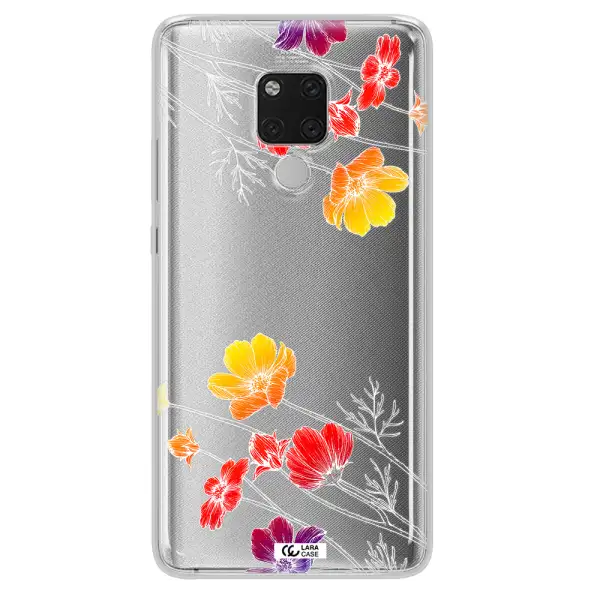 Hibiscus Flower Huawei Mate 20X Clear TPU Case