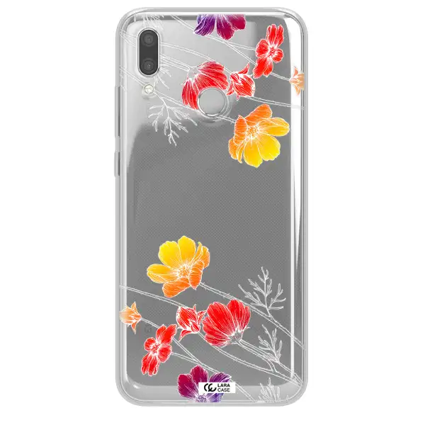 Hibiscus Flower Huawei P Smart 2019 Clear TPU Case