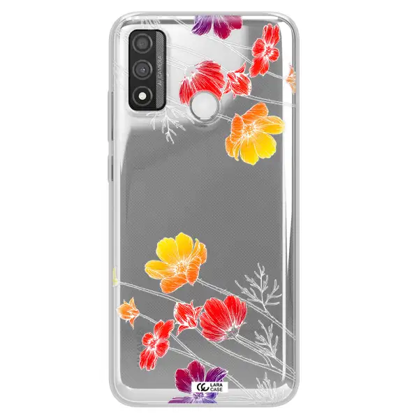 Hibiscus Flower Huawei P Smart 2020 Clear TPU Case