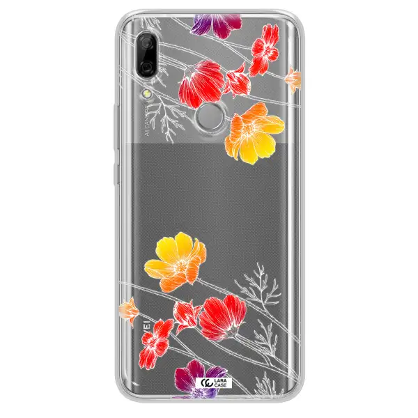 Hibiscus Flower Huawei P Smart Z Clear TPU Case