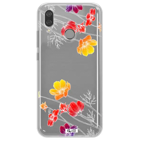 Hibiscus Flower Huawei P20 Lite Clear TPU Case