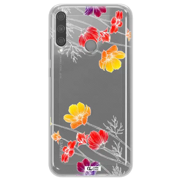Hibiscus Flower Huawei P40 Lite E Clear TPU Case