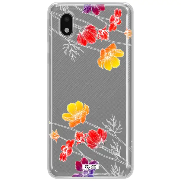 Hibiscus Flower Samsung A01 Core Clear Tpu Case