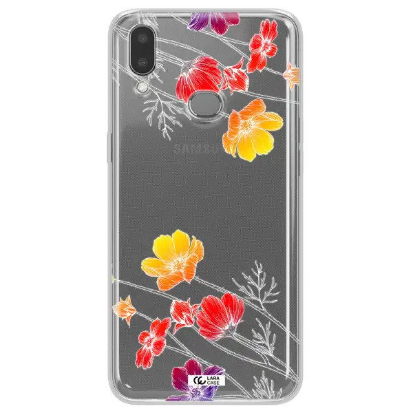 Hibiscus Flower Samsung A10S Clear TPU Case