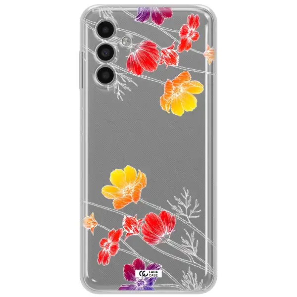 Hibiscus Flower Samsung A13 5G Clear Tpu Case