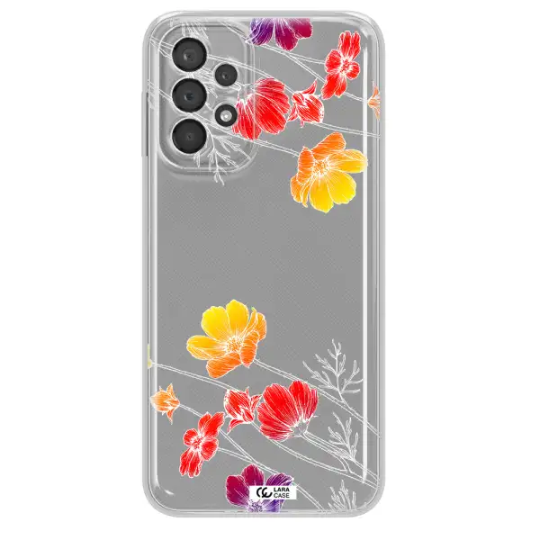 Hibiscus Flower Samsung A23 5G Clear Tpu Case